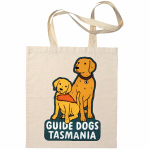 Tote bag with two dogs