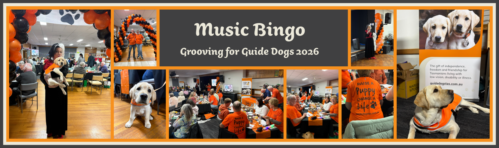 Music Bingo – Grooving for Guide Dogs Tasmania 2026